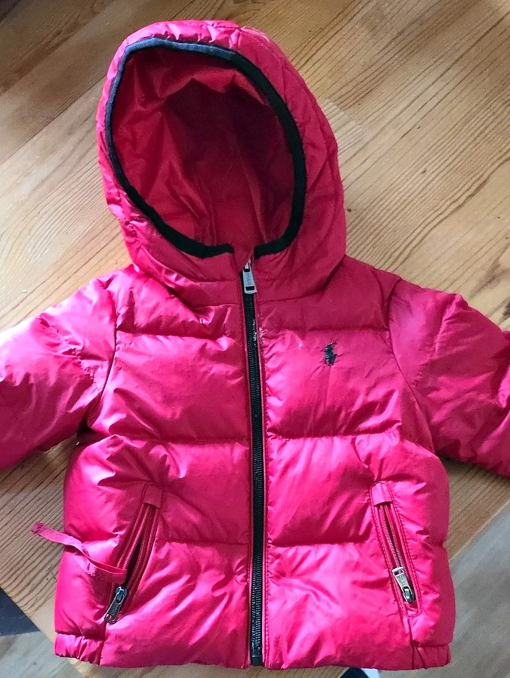 Polo Ralph Lauren Baby 9M Red Puffer Jacket